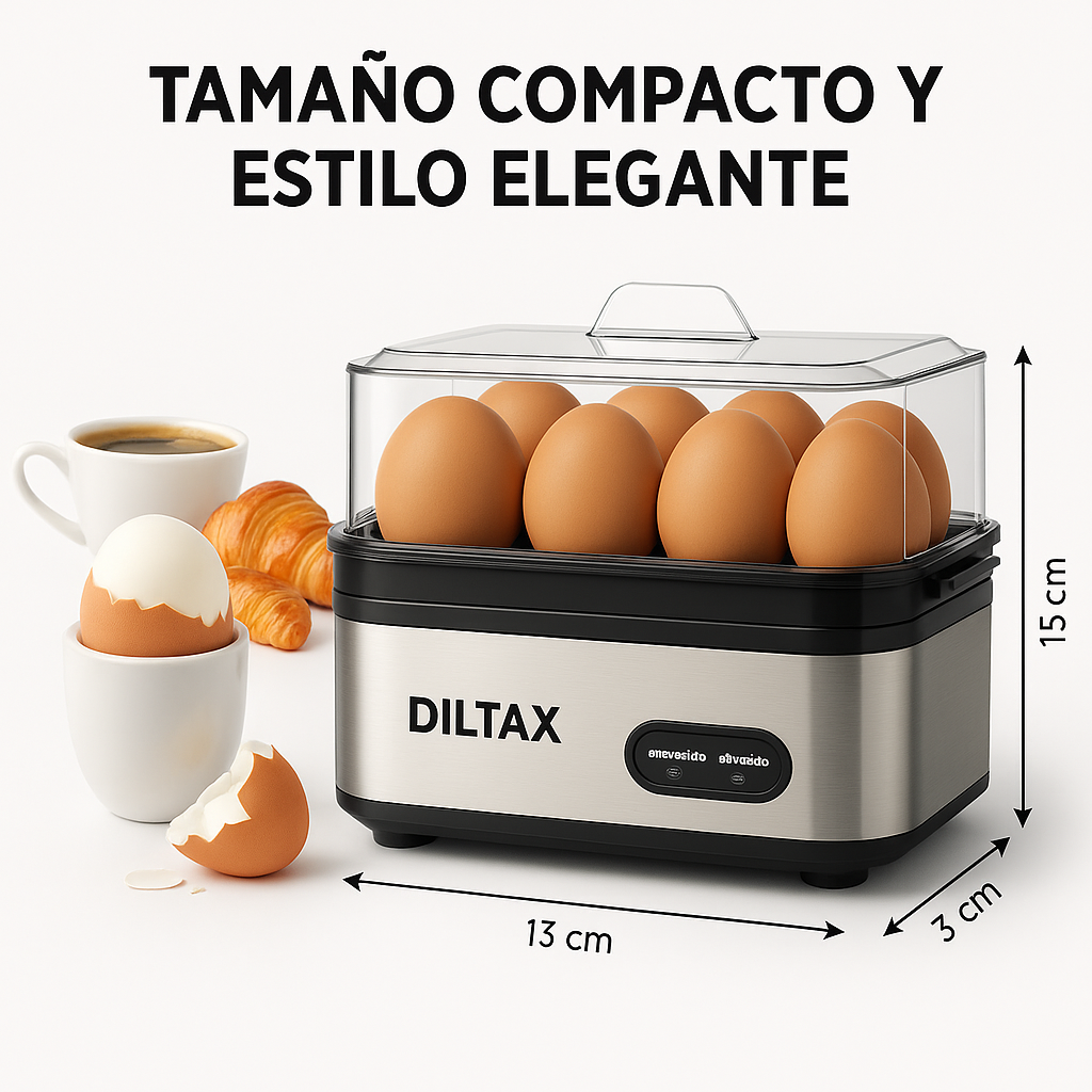 DILTAX Egg™ – Cocedor Inteligente de Huevos